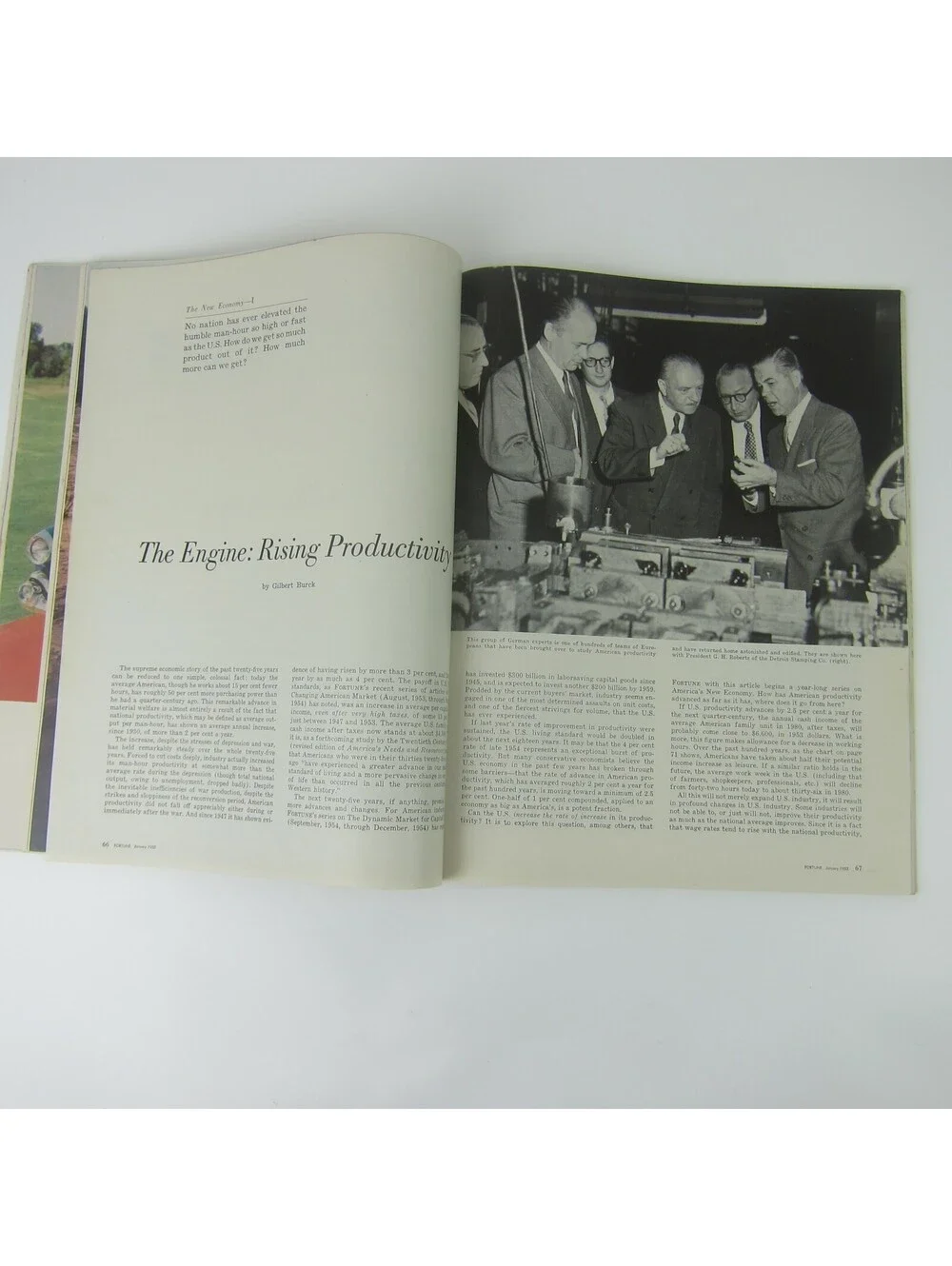 Vintage FORTUNE Magazine January 1955 American Breakthrough, Anaconda Copper